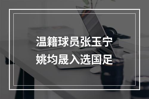 温籍球员张玉宁姚均晟入选国足