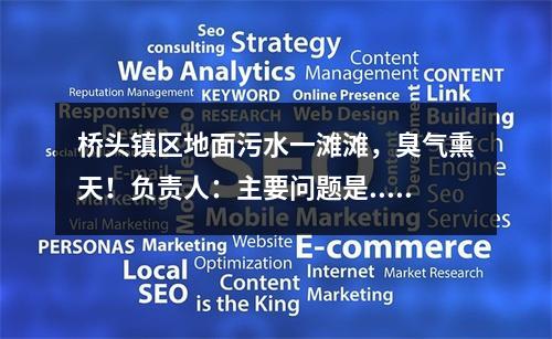 桥头镇区地面污水一滩滩，臭气熏天！负责人：主要问题是...