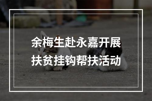 余梅生赴永嘉开展扶贫挂钩帮扶活动