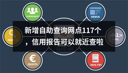 新增自助查询网点117个，信用报告可以就近查啦