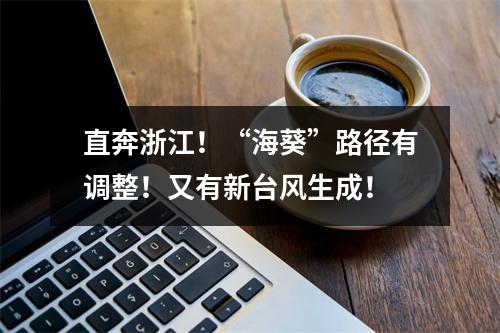 直奔浙江！“海葵”路径有调整！又有新台风生成！