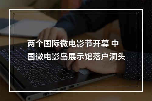 两个国际微电影节开幕 中国微电影岛展示馆落户洞头
