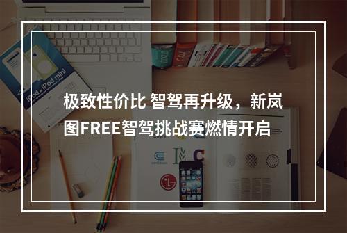 极致性价比 智驾再升级，新岚图FREE智驾挑战赛燃情开启