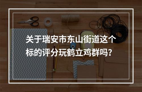 关于瑞安市东山街道这个标的评分玩鹤立鸡群吗？