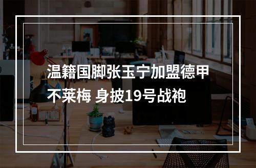 温籍国脚张玉宁加盟德甲不莱梅 身披19号战袍