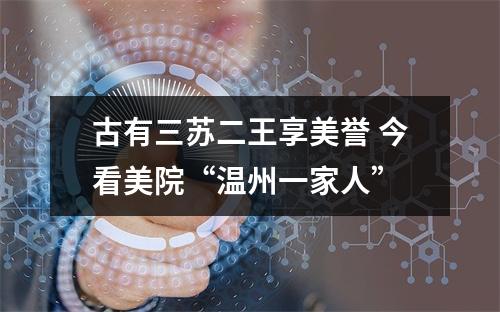 古有三苏二王享美誉 今看美院“温州一家人”