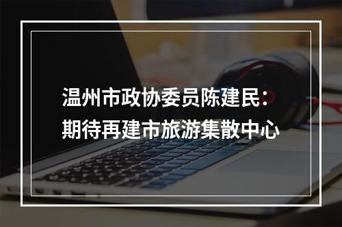 温州市政协委员陈建民：期待再建市旅游集散中心