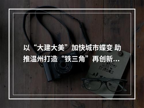 以“大建大美”加快城市蝶变 助推温州打造“铁三角”再创新辉煌