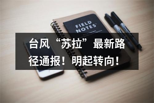 台风“苏拉”最新路径通报！明起转向！