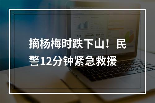 摘杨梅时跌下山！民警12分钟紧急救援
