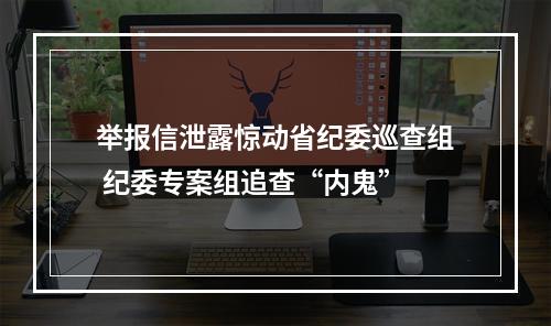 举报信泄露惊动省纪委巡查组 纪委专案组追查“内鬼”