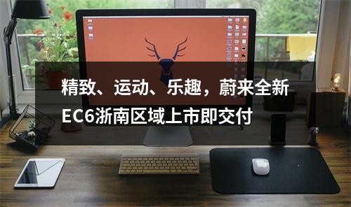 精致、运动、乐趣，蔚来全新EC6浙南区域上市即交付