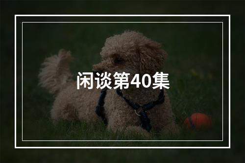 闲谈第40集