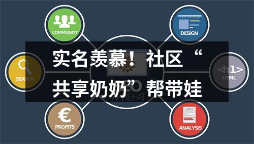 实名羡慕！社区“共享奶奶”帮带娃