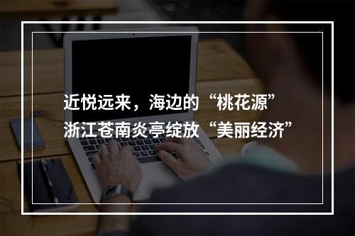 近悦远来，海边的“桃花源” 浙江苍南炎亭绽放“美丽经济”