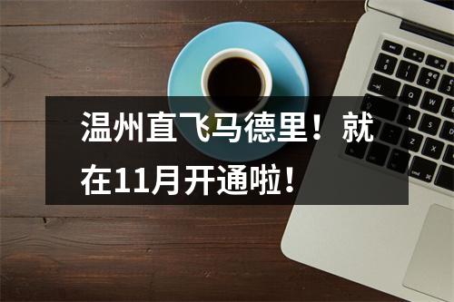 温州直飞马德里！就在11月开通啦！