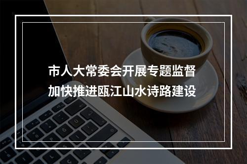 市人大常委会开展专题监督 加快推进瓯江山水诗路建设