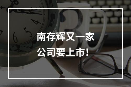 南存辉又一家公司要上市！