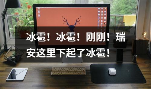 冰雹！冰雹！刚刚！瑞安这里下起了冰雹！