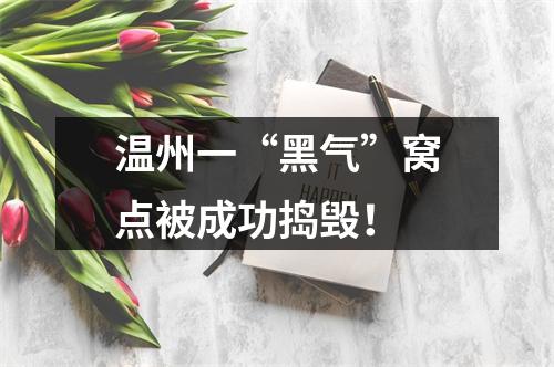 温州一“黑气”窝点被成功捣毁！