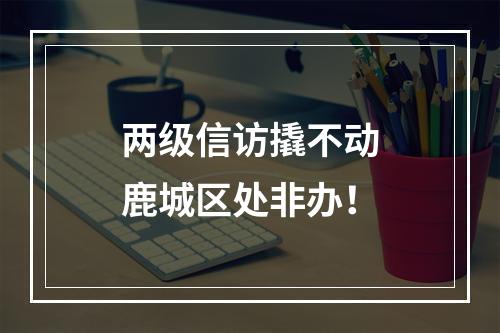 两级信访撬不动鹿城区处非办！