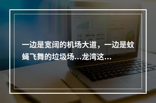 一边是宽阔的机场大道，一边是蚊蝇飞舞的垃圾场...龙湾这个小区沿河配套何时开建？...