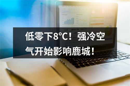 低零下8℃！强冷空气开始影响鹿城！