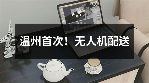 温州首次！无人机配送