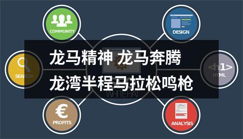 龙马精神 龙马奔腾 龙湾半程马拉松鸣枪