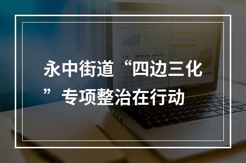永中街道“四边三化”专项整治在行动
