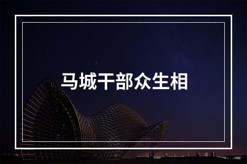 马城干部众生相