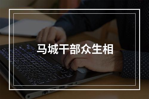 马城干部众生相