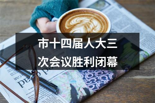 市十四届人大三次会议胜利闭幕