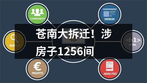 苍南大拆迁！涉房子1256间