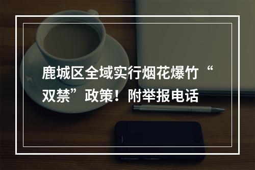 鹿城区全域实行烟花爆竹“双禁”政策！附举报电话