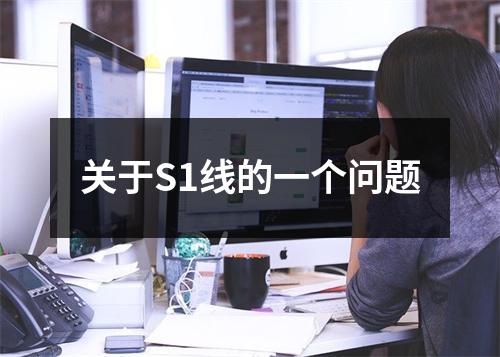 关于S1线的一个问题