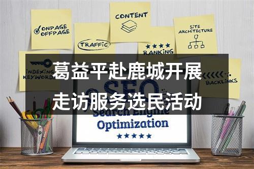 葛益平赴鹿城开展走访服务选民活动