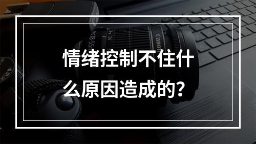 情绪控制不住什么原因造成的？
