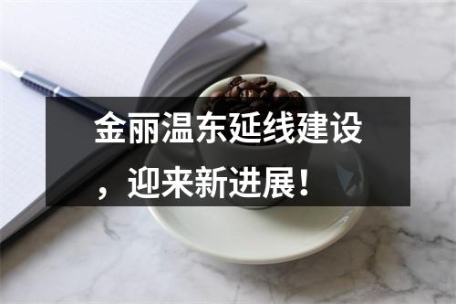 金丽温东延线建设，迎来新进展！