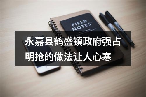 永嘉县鹤盛镇政府强占明抢的做法让人心寒