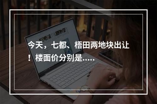 今天，七都、梧田两地块出让！楼面价分别是.....