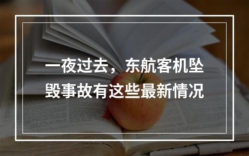 一夜过去，东航客机坠毁事故有这些最新情况