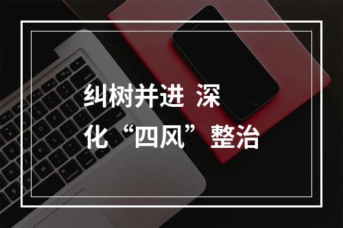 纠树并进  深化“四风”整治