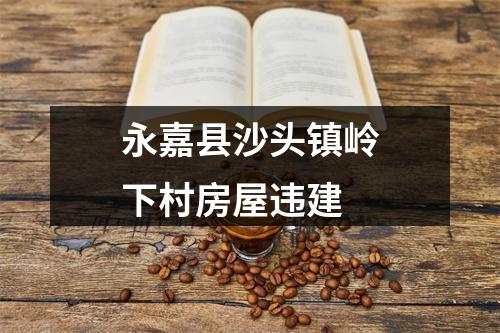 永嘉县沙头镇岭下村房屋违建