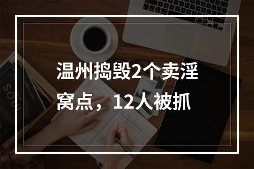 温州捣毁2个卖淫窝点，12人被抓