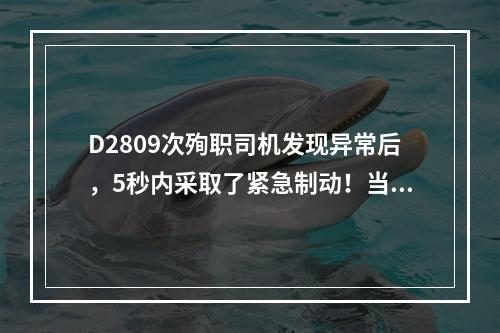 D2809次殉职司机发现异常后，5秒内采取了紧急制动！当地人告诉橙柿互动：5 ...