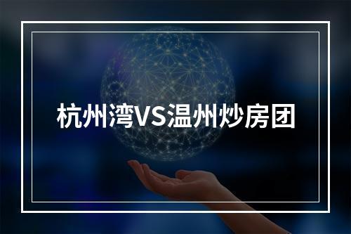 杭州湾VS温州炒房团