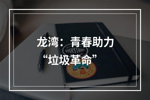 龙湾：青春助力“垃圾革命”