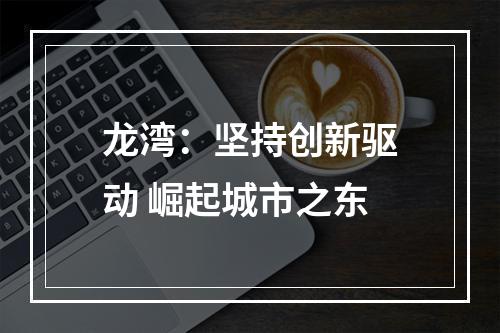 龙湾：坚持创新驱动 崛起城市之东