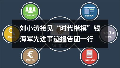 刘小涛接见“时代楷模”钱海军先进事迹报告团一行
